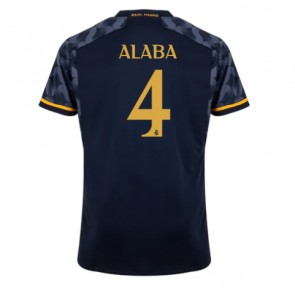 Real Madrid David Alaba #4 Replica Away Stadium Shirt 2023-24 Short Sleeve